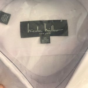 Nicole miller men buttoned shirt